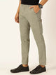 Green Classic Cotton Linen Casual Trouser For Men