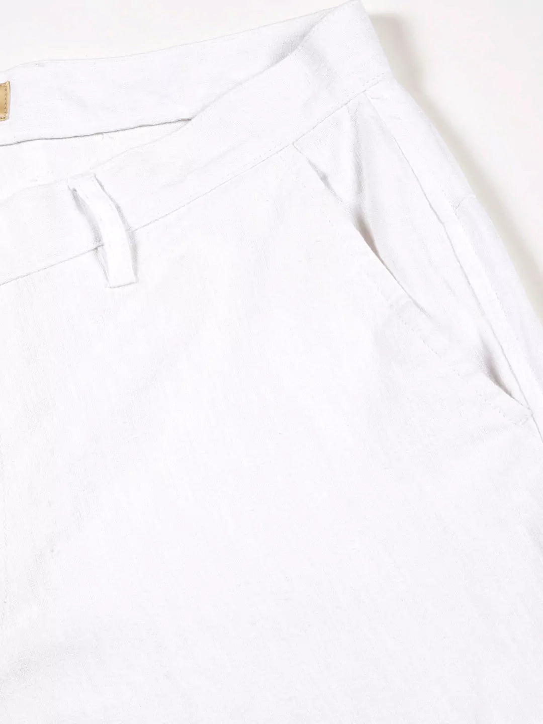 Thomas Scott Men Premium Cotton Linen Casual Trouser