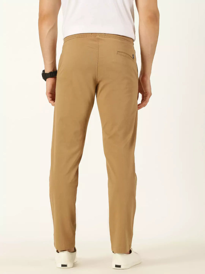 Thomas Scott Men Smart Mid Rise Cotton Chinos Trousers