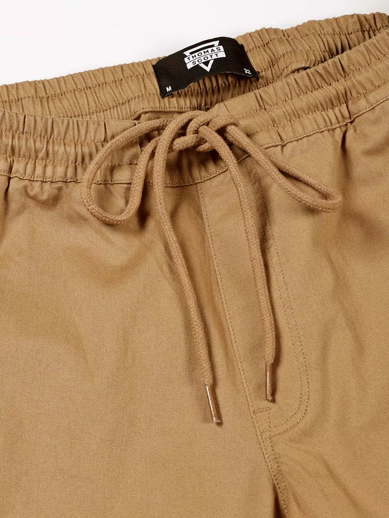 Thomas Scott Men Smart Mid Rise Cotton Chinos Trousers