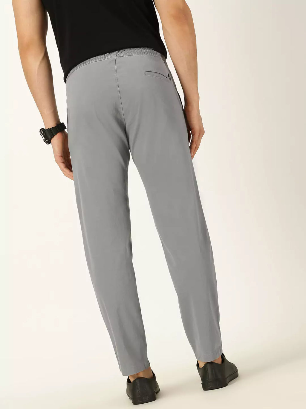 Thomas Scott Men Smart Mid Rise Cotton Chinos Trousers