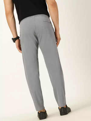 Thomas Scott Men Smart Mid Rise Cotton Chinos Trousers