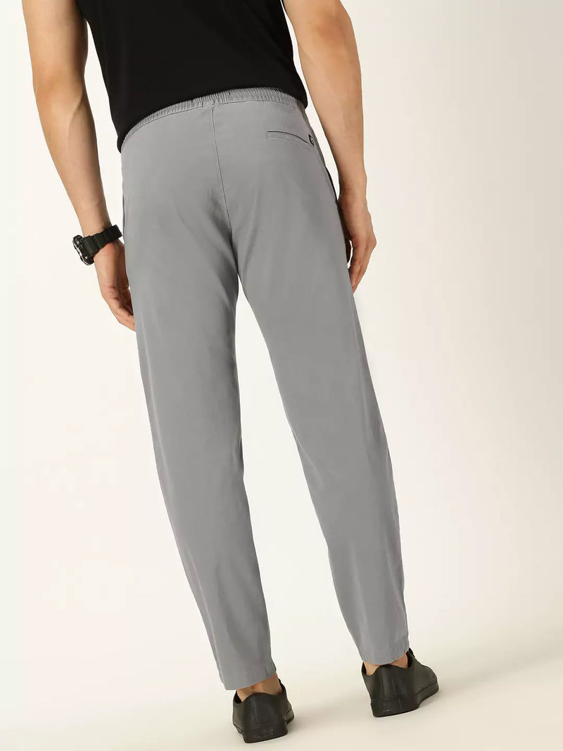 Thomas Scott Men Smart Mid Rise Cotton Chinos Trousers