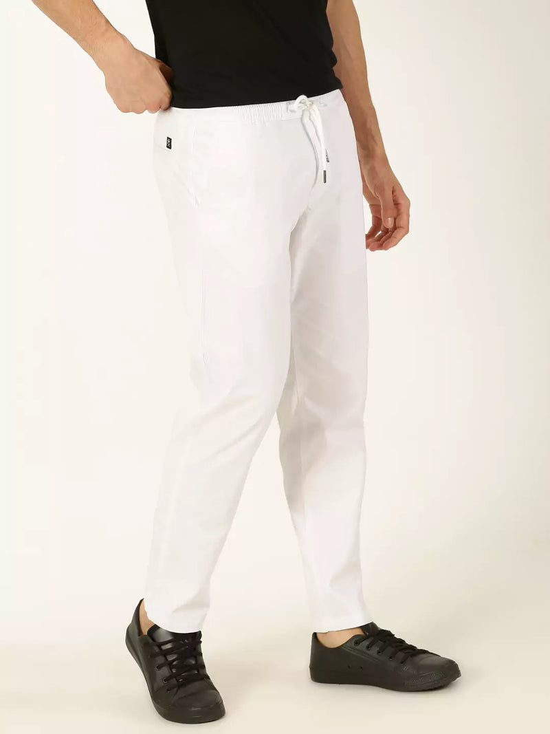 Thomas Scott Men Smart Mid Rise Cotton Trousers