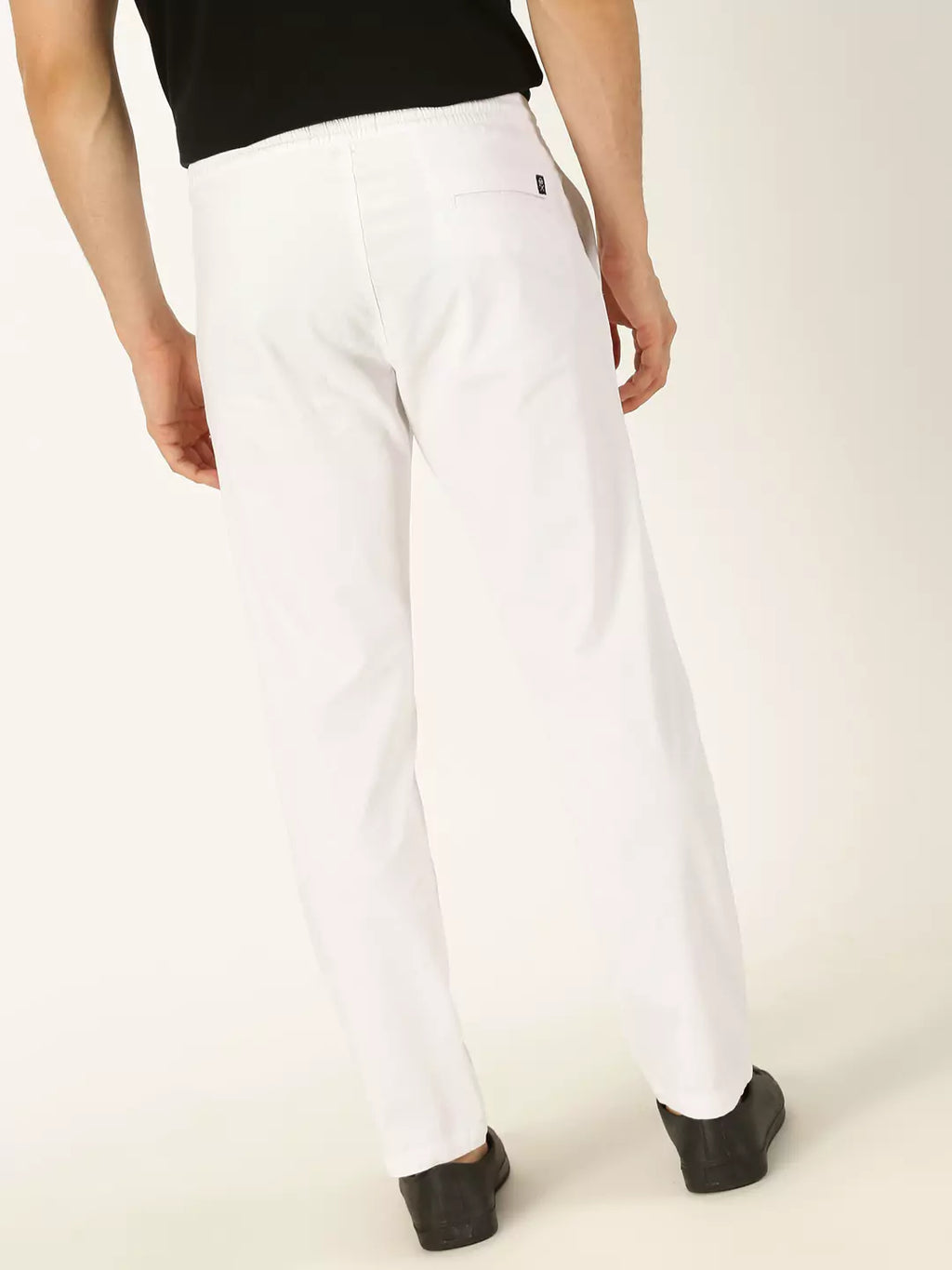 Thomas Scott Men Smart Mid Rise Cotton Trousers