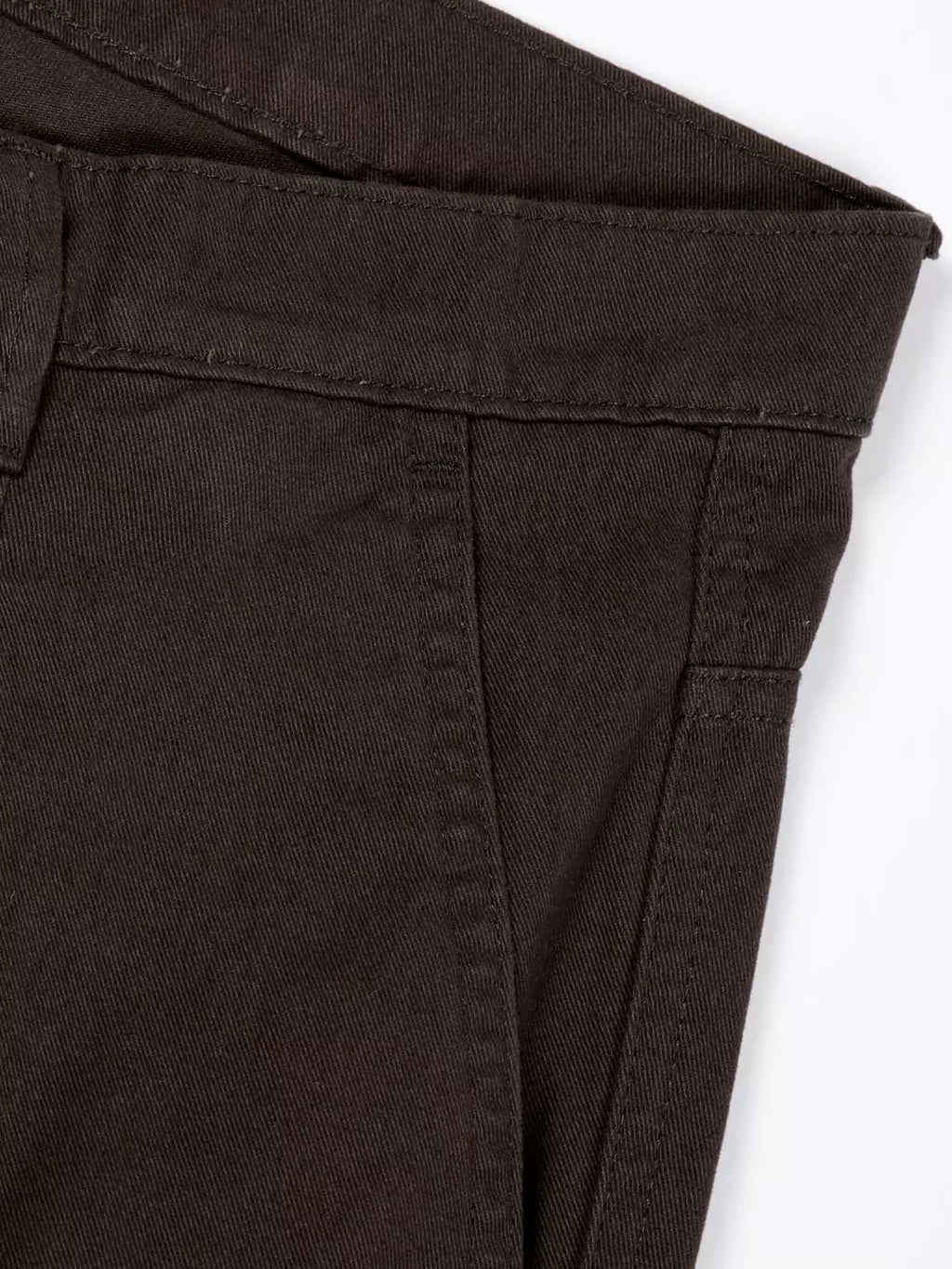 Thomas Scott Men Smart Straight Fit Mid-Rise Easy Wash Pure Cotton Chinos Trousers