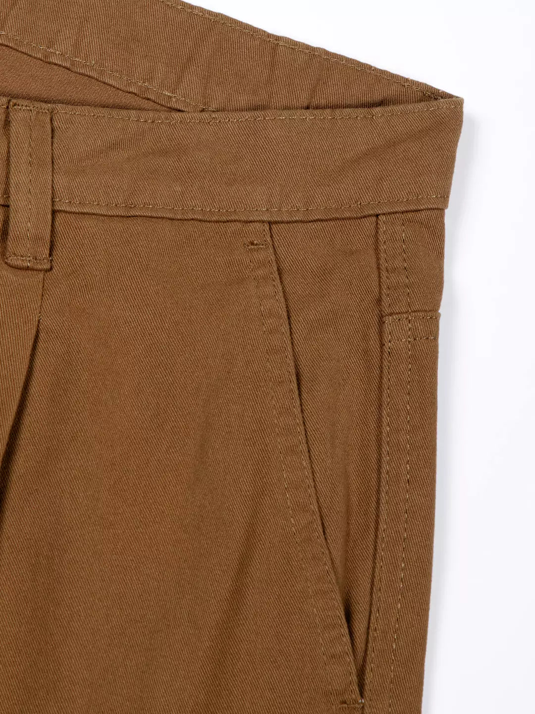 Thomas Scott Men Smart Straight Fit Easy Wash Pure Cotton Trousers