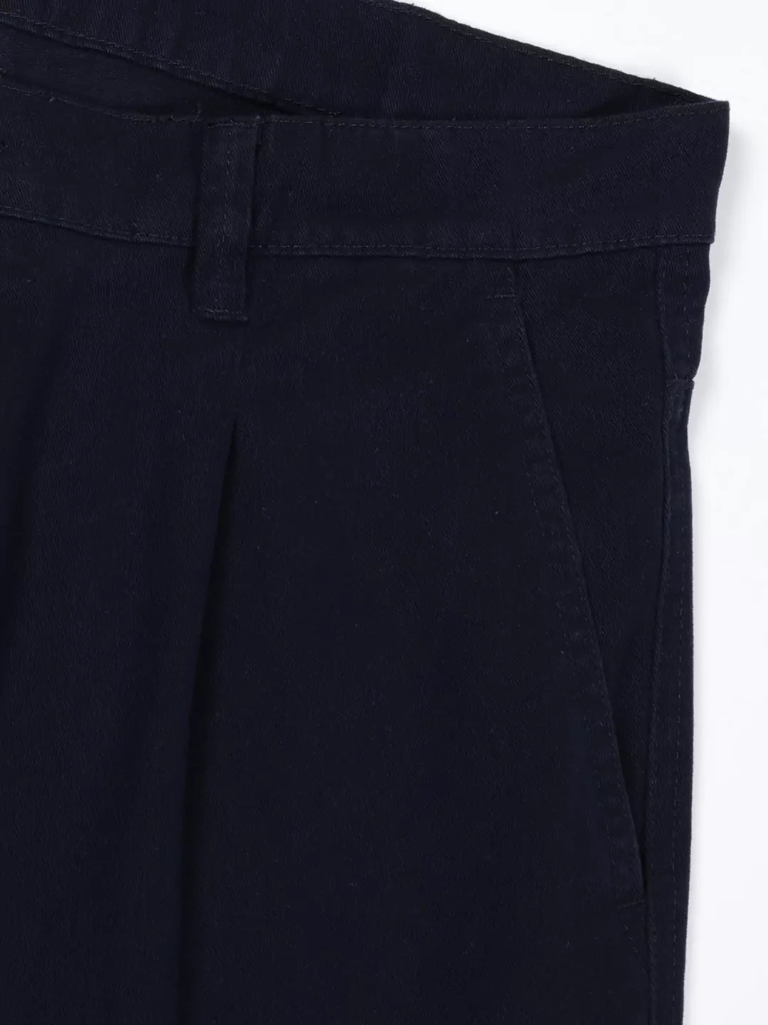 Thomas Scott Men Smart Straight Fit Mid-Rise Easy Wash Pure Cotton Chino Trousers