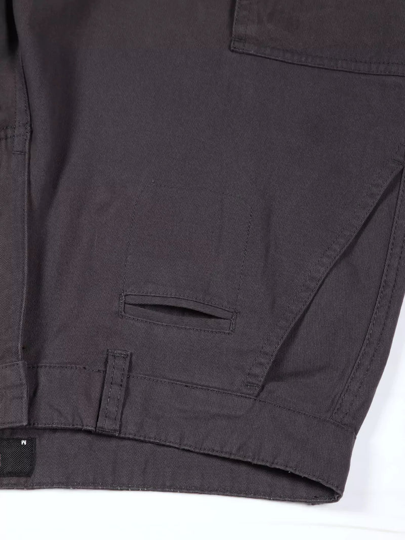 Thomas Scott Men Grey Mid-Rise Straight Fit Woven Cargo Trouser