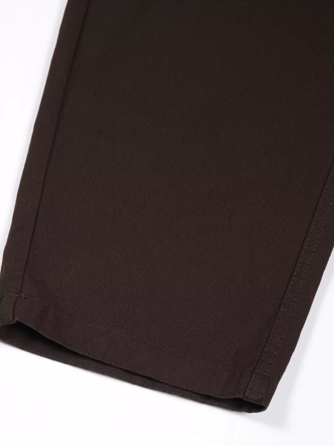 Thomas Scott Men Olive Mid-Rise Straight Fit Woven Cargo Trouser