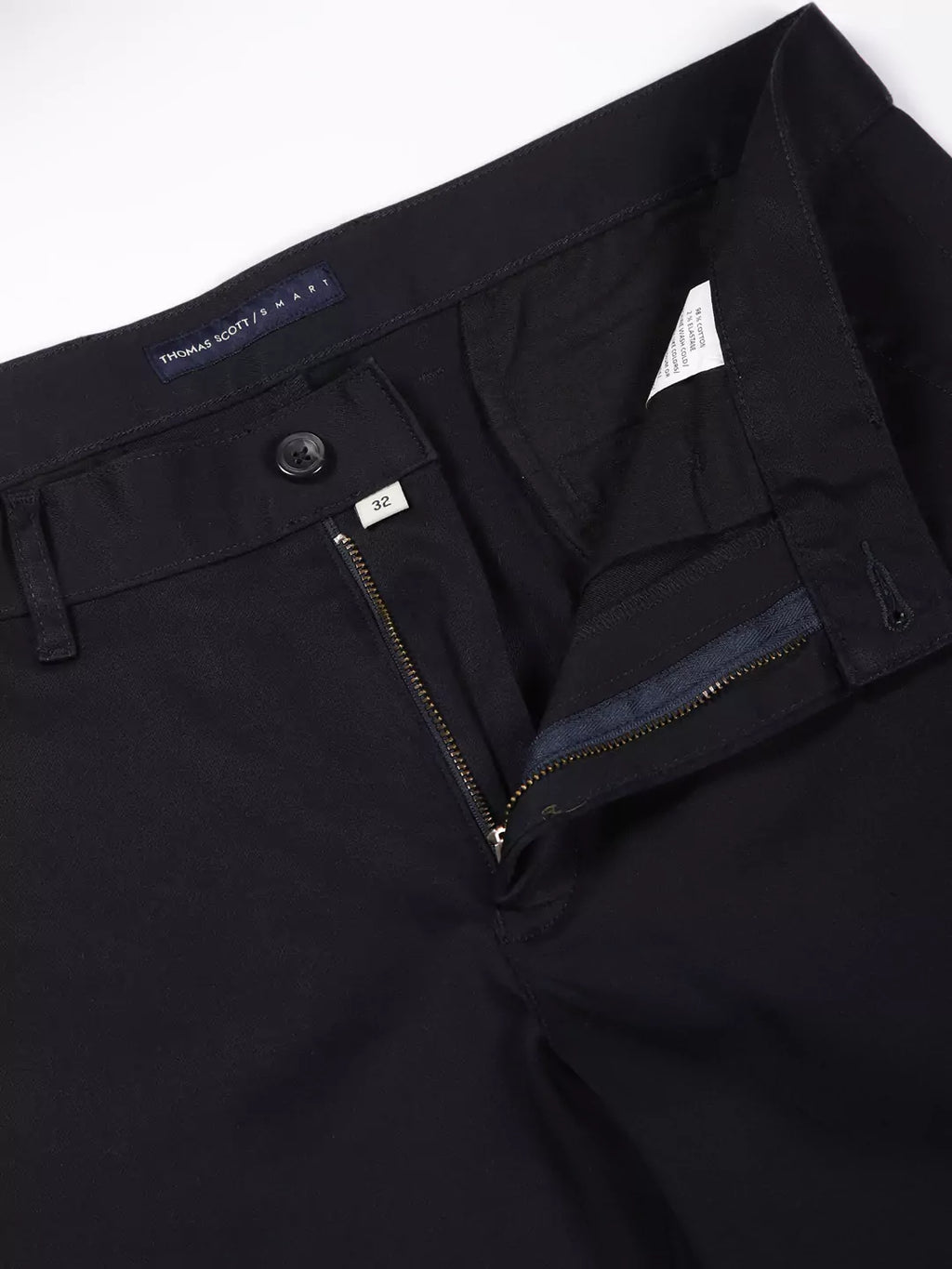 Thomas Scott Men Slim Fit Mid-Rise Chinos Trousers