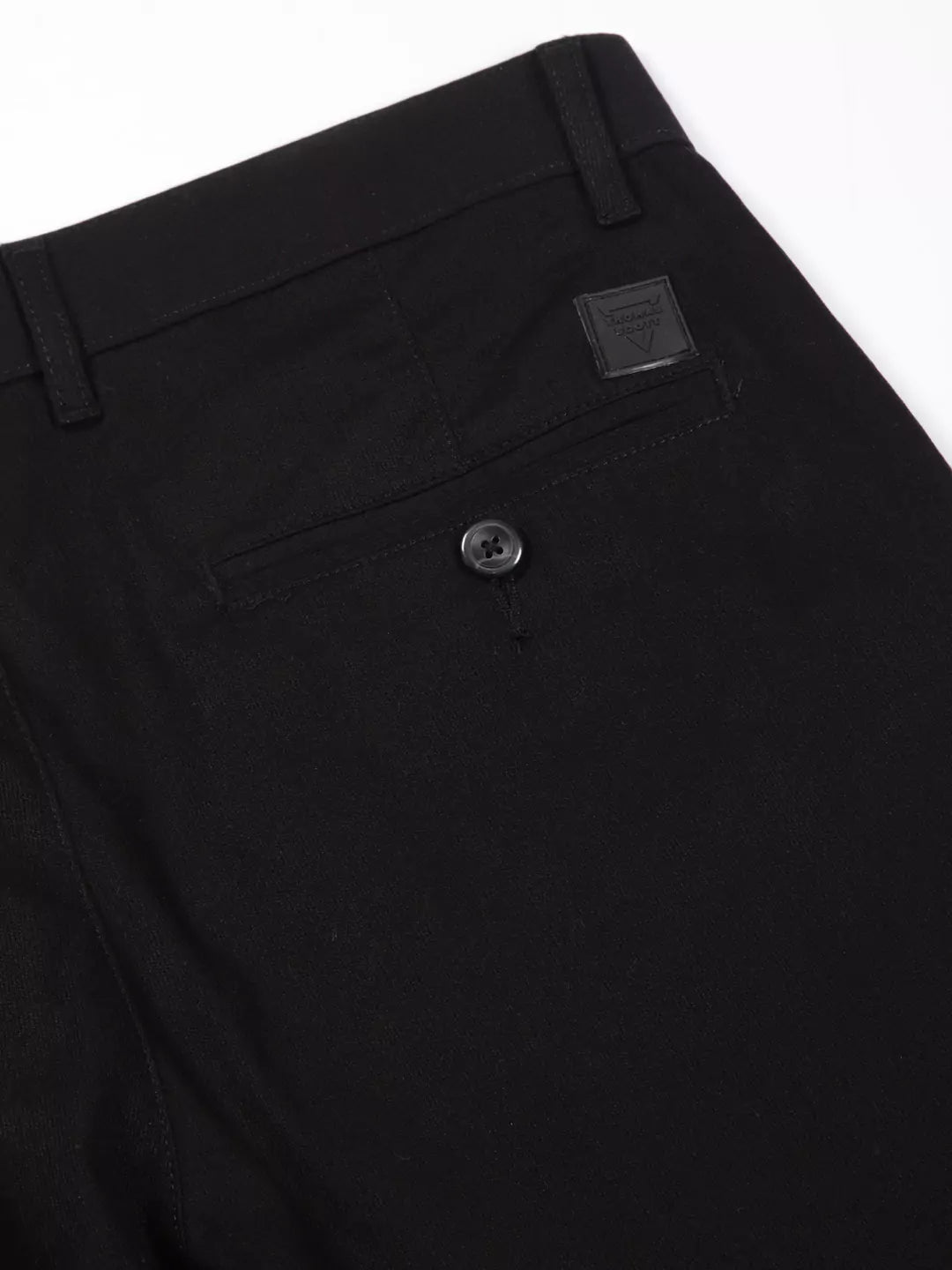 Thomas Scott Men Smart Slim Fit Mid-Rise Chinos Trousers