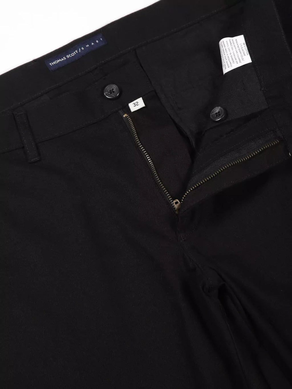 Thomas Scott Men Smart Slim Fit Mid-Rise Chinos Trousers