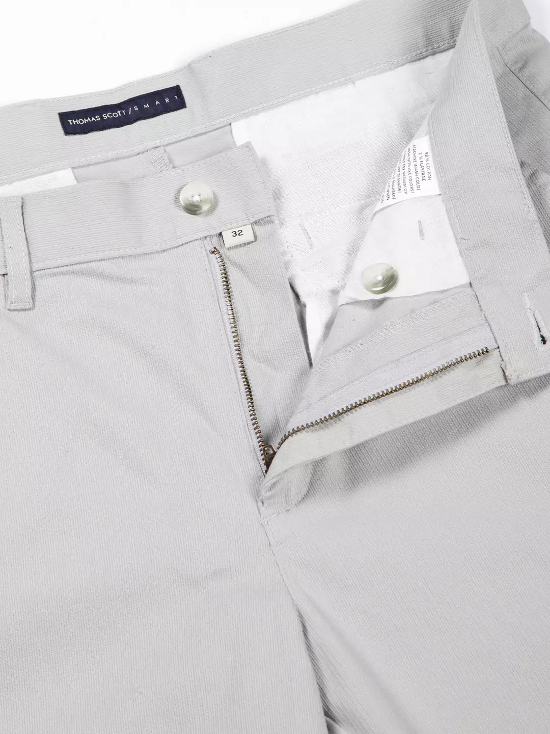 Thomas Scott Men Slim Fit Mid-Rise Chinos Trousers