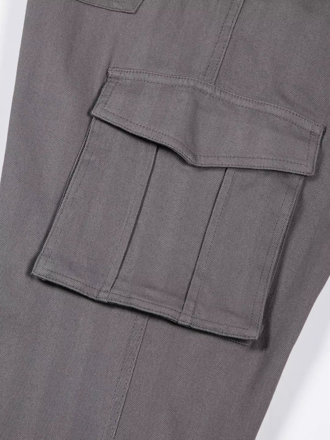 Thomas Scott Men Smart Slim Fit Mid-Rise Cargos Trousers