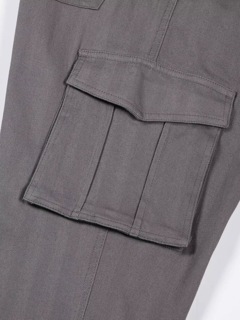 Thomas Scott Men Smart Slim Fit Mid-Rise Cargos Trousers