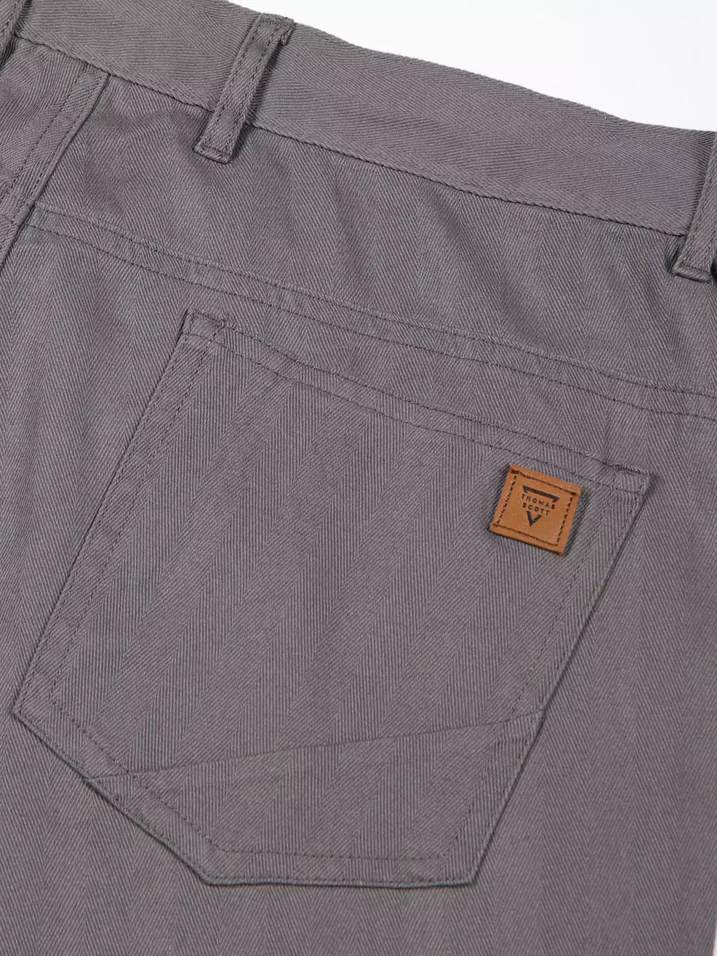 Thomas Scott Men Smart Slim Fit Mid-Rise Cargos Trousers