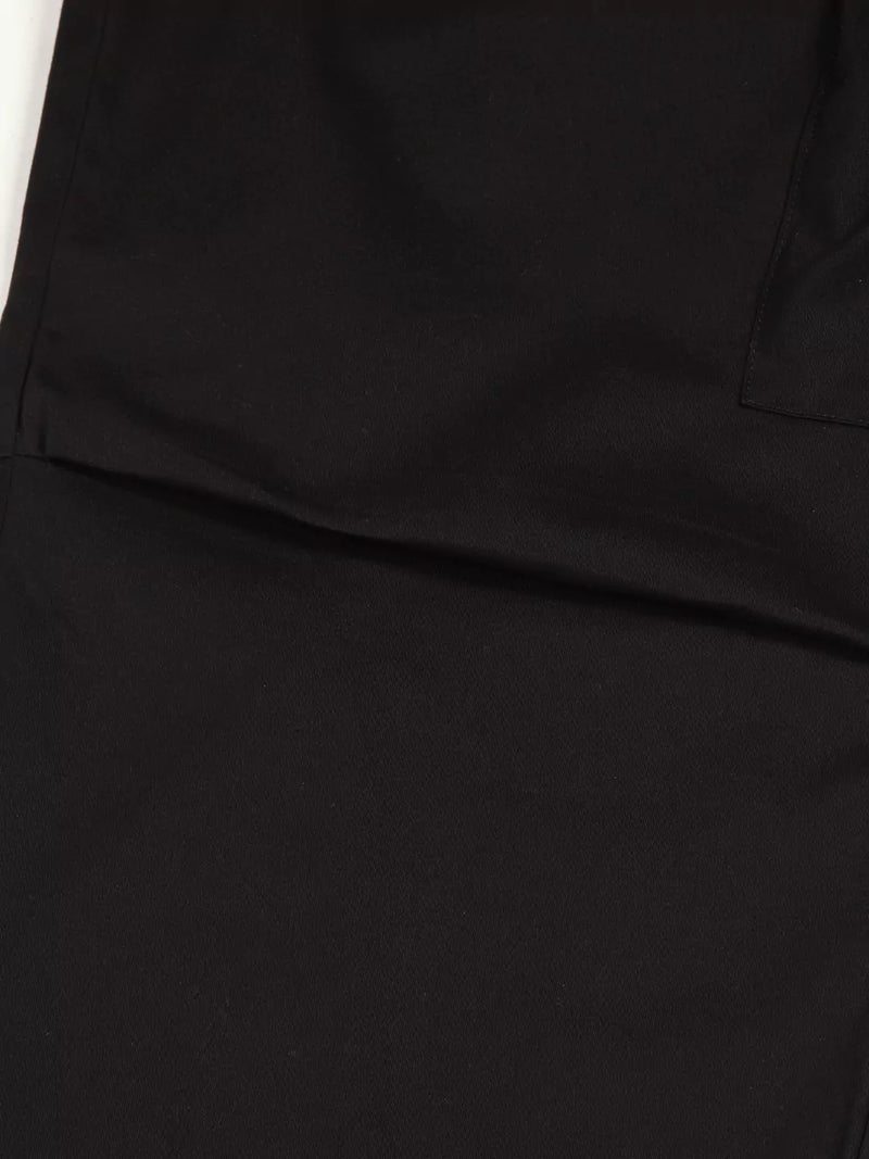 Thomas Scott Men Black Mid-Rise Regular Fit Parashute Cargos Trousers