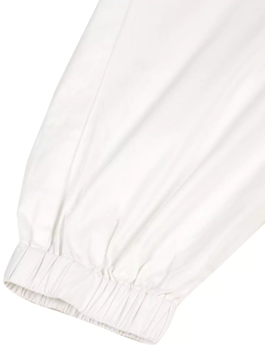 Thomas Scott Men White Mid-Rise Regular Fit Parashute Cargos Trousers