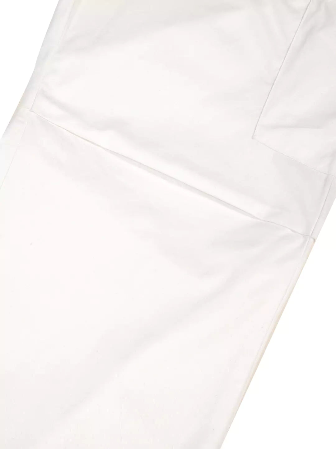 Thomas Scott Men White Mid-Rise Regular Fit Parashute Cargos Trousers