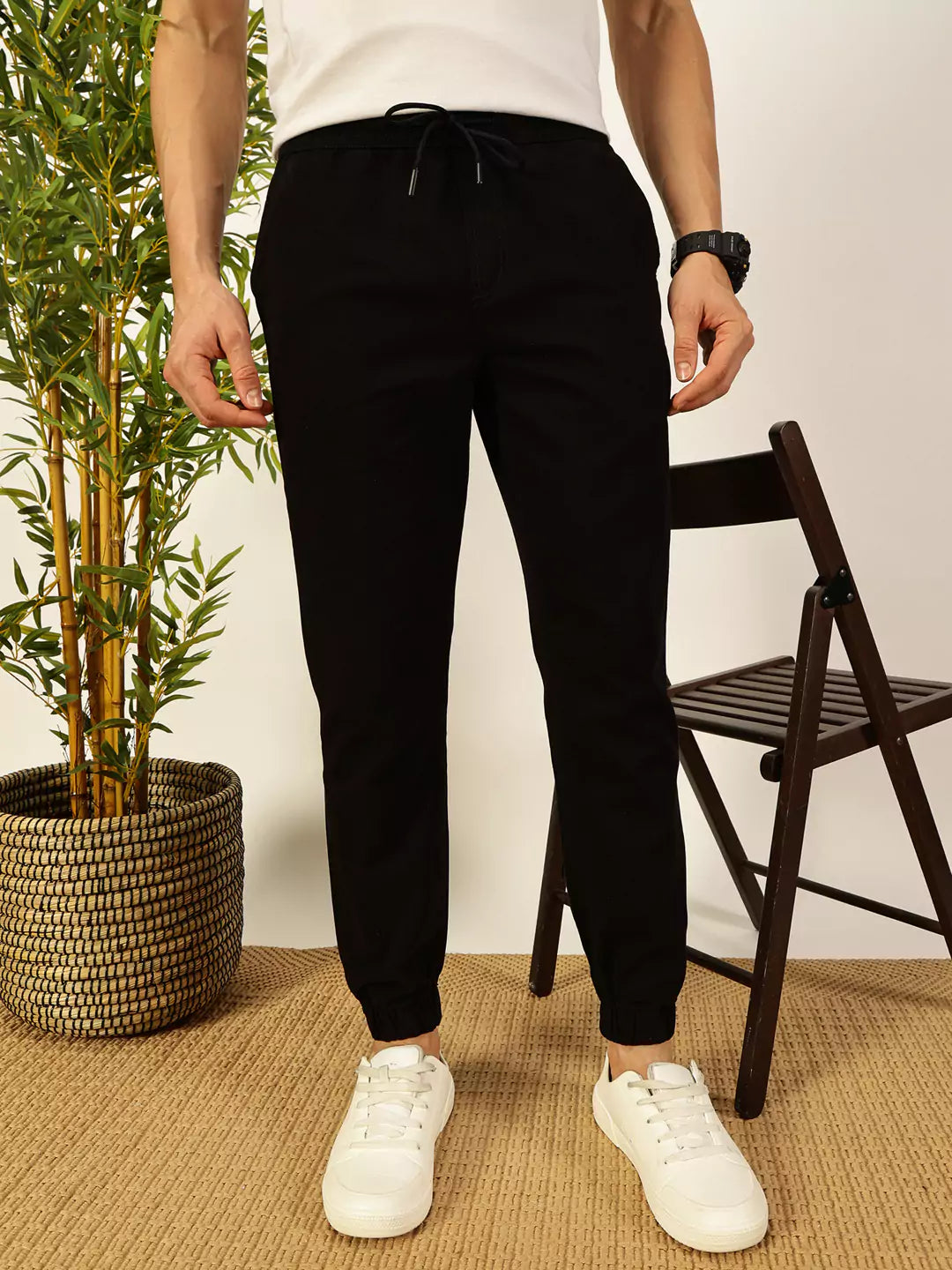Thomas Scott Men Classic Straight Fit Joggers Trousers