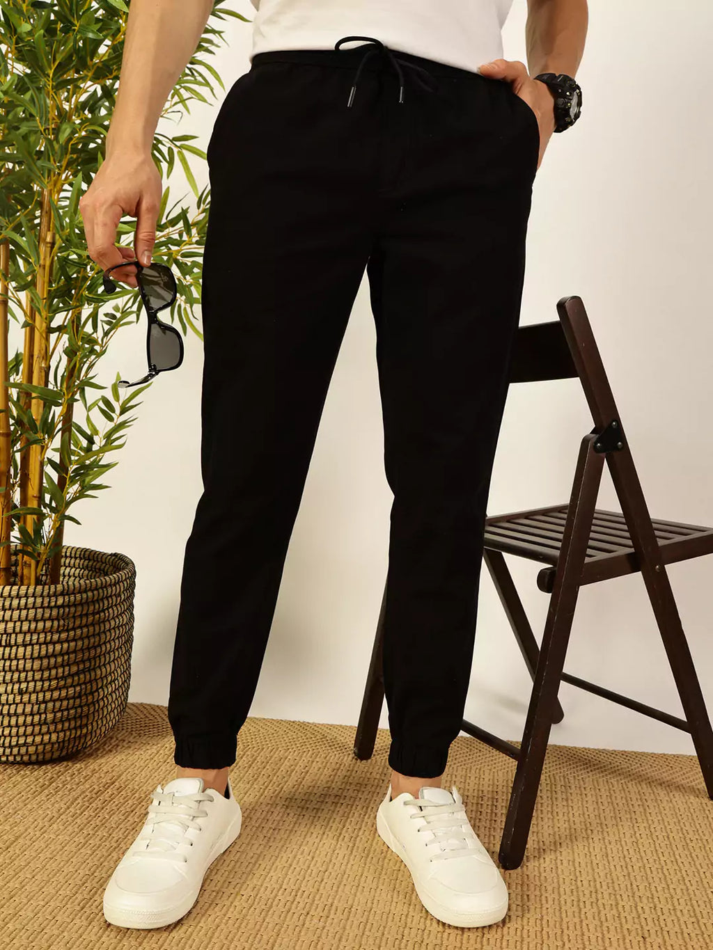 Thomas Scott Men Classic Straight Fit Joggers Trousers