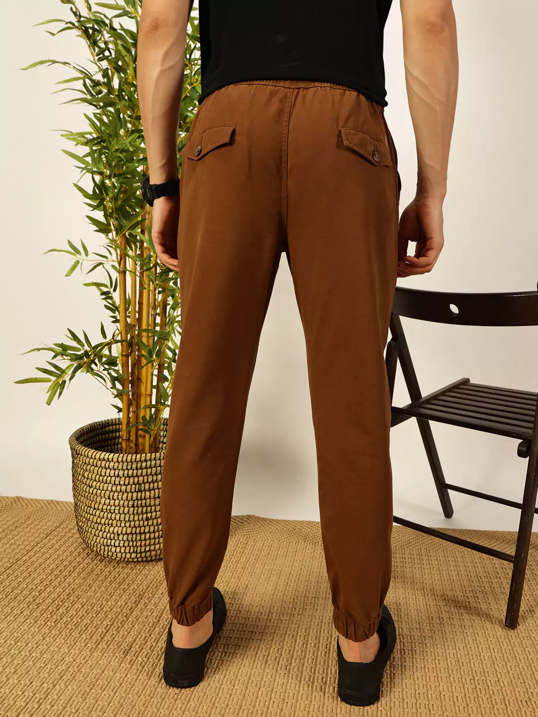 Thomas Scott Men Classic Straight Fit Joggers Trousers