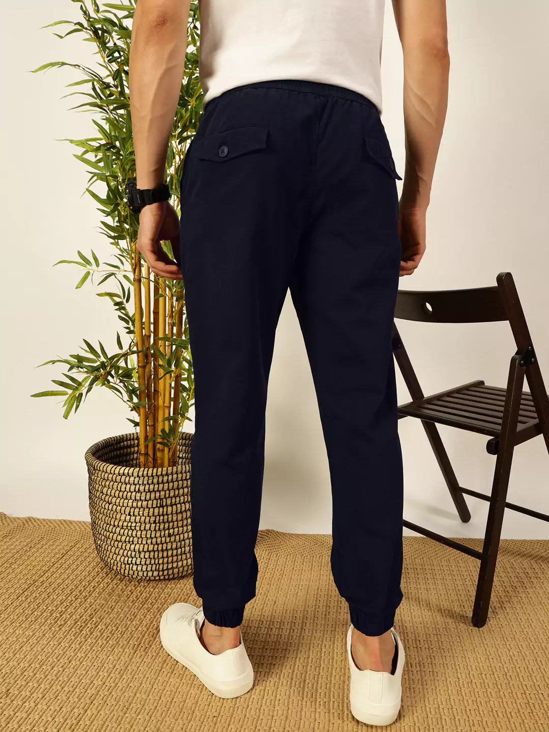 Thomas Scott Men Classic Straight Fit Joggers Trousers