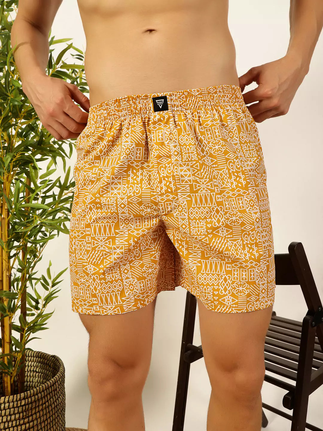 Thomas Scott Men Pack Of 2 Printed Pure Cotton Boxers TSBPO2011
