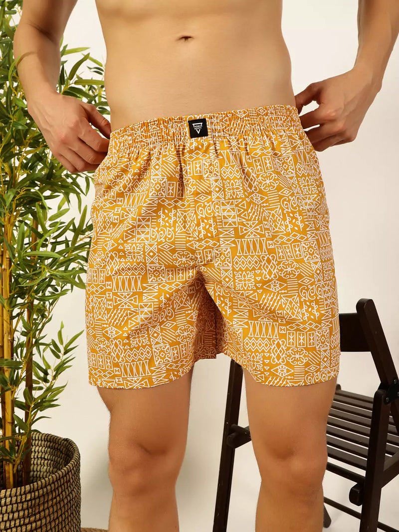 Thomas Scott Men Pack Of 2 Printed Pure Cotton Boxers TSBPO2011