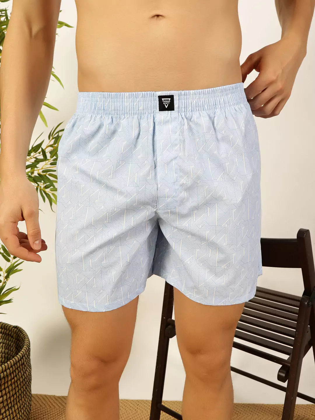 Thomas Scott Men Pack Of 2 Printed Pure Cotton Boxers TSBPO2012