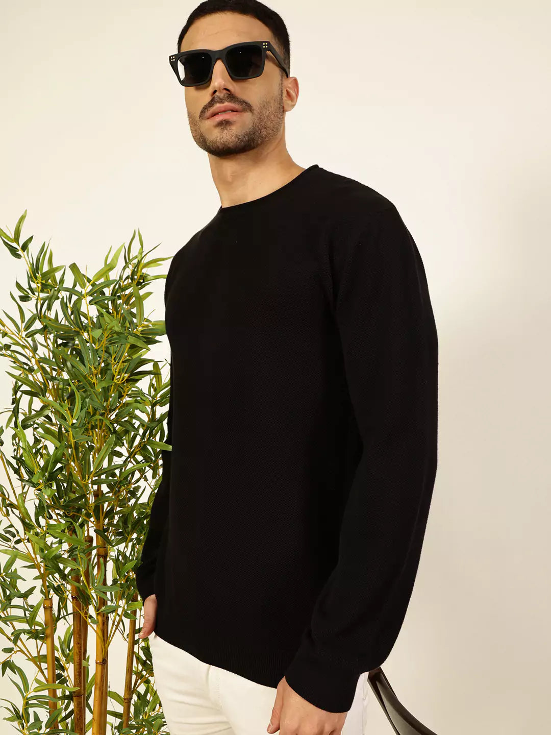 Thomas Scott Men Round Neck Cotton Sweatshirt