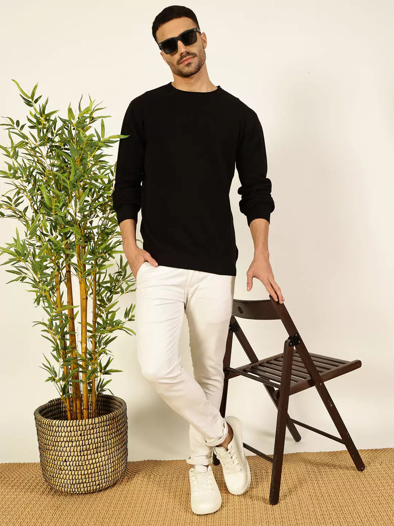 Thomas Scott Men Round Neck Cotton Sweatshirt