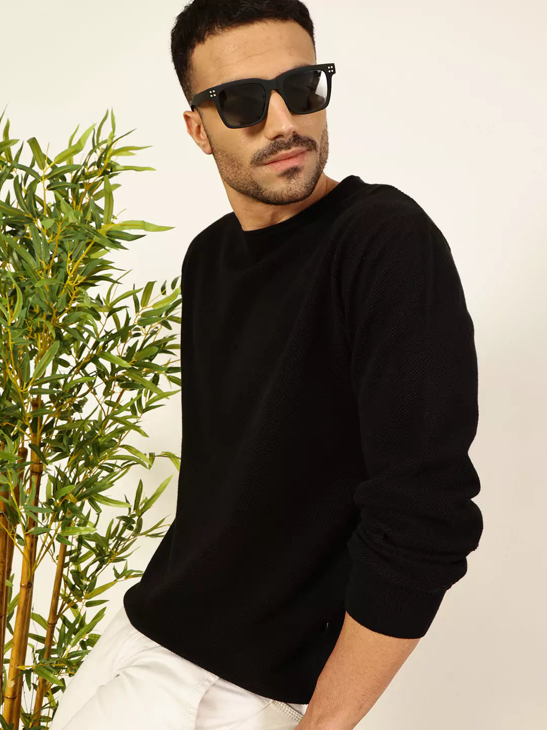 Thomas Scott Men Round Neck Cotton Sweatshirt