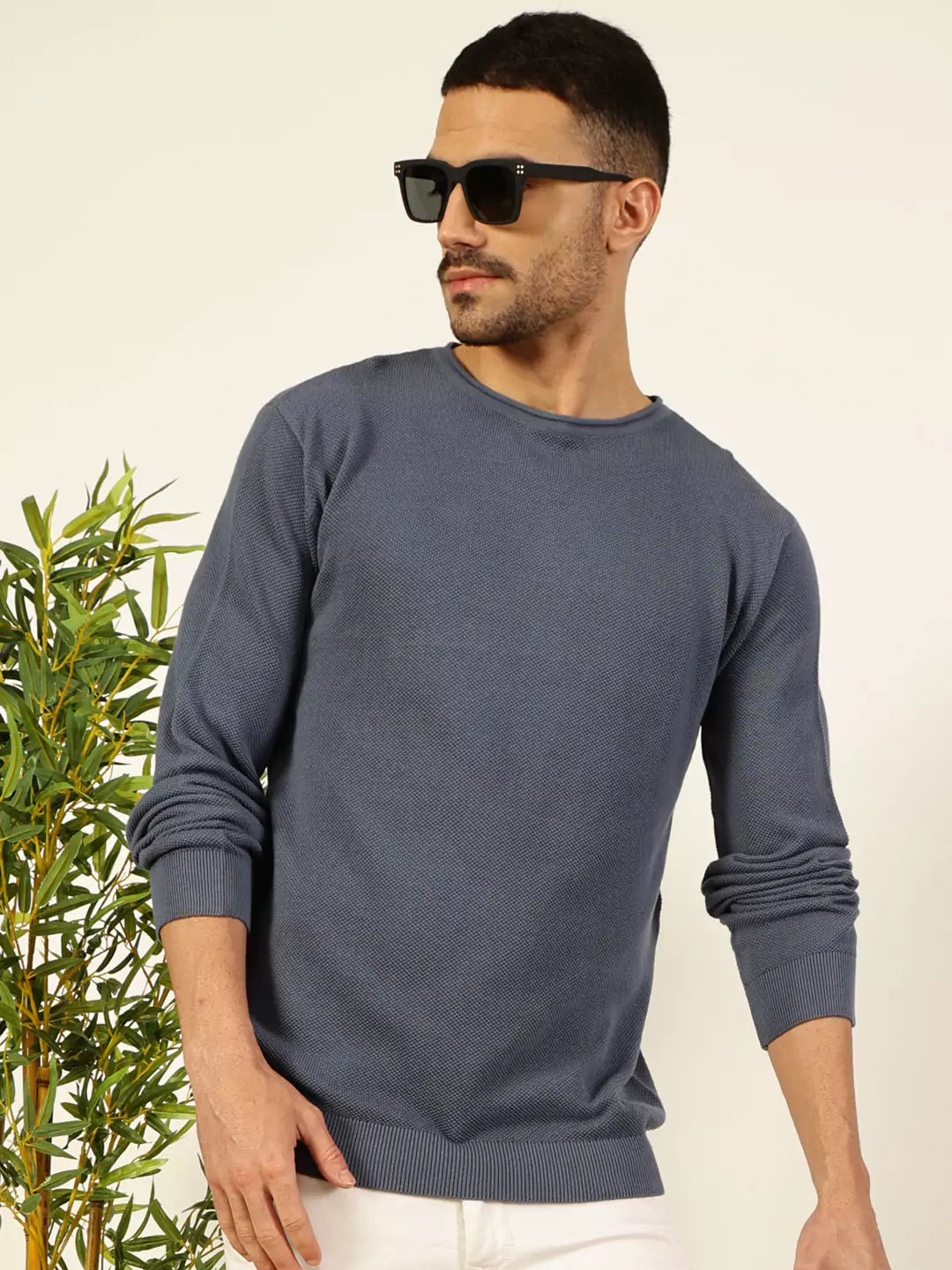 Thomas Scott Men Round Neck Cotton Sweatshirt