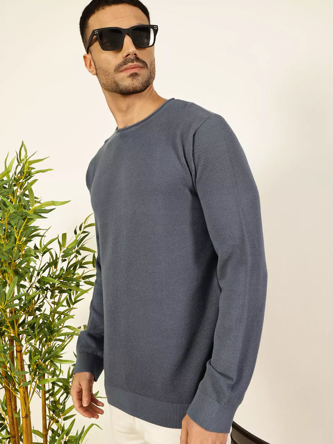 Thomas Scott Men Round Neck Cotton Sweatshirt