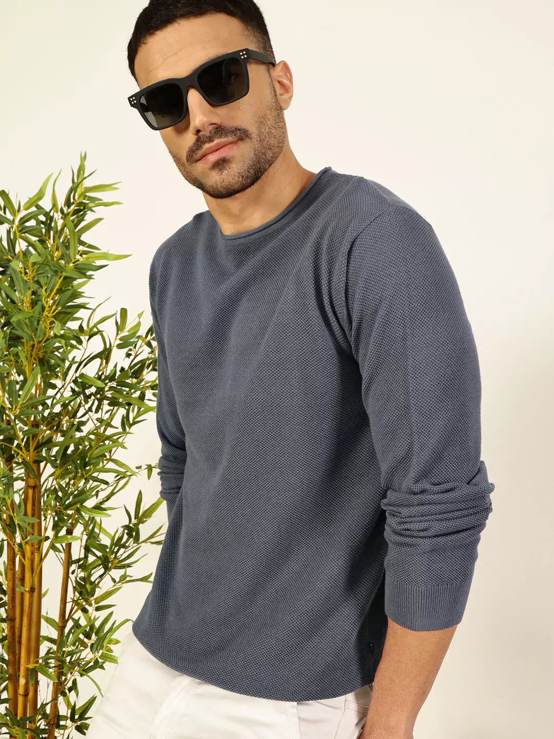 Thomas Scott Men Round Neck Cotton Sweatshirt