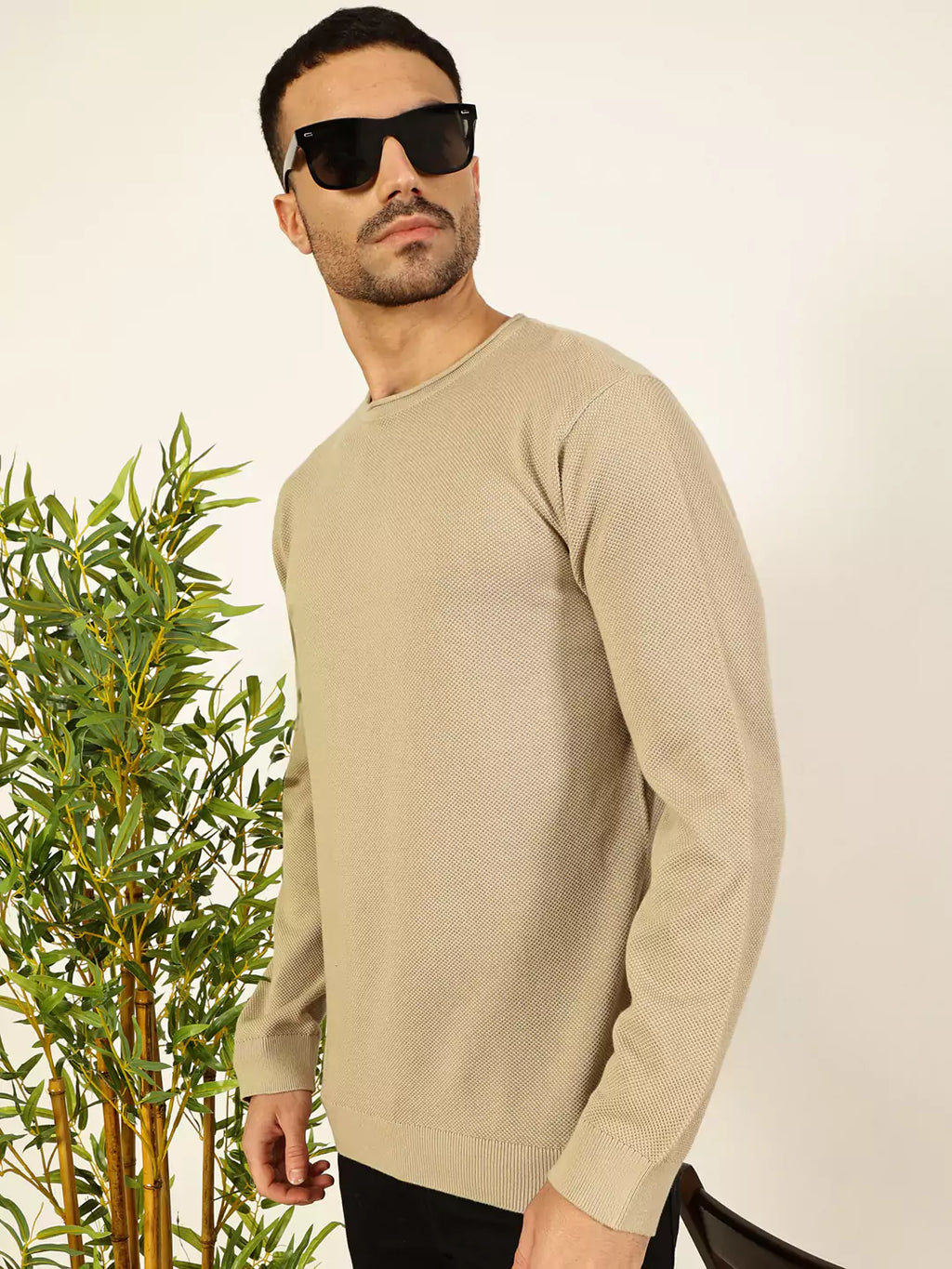 Thomas Scott Men Round Neck Cotton Sweatshirt