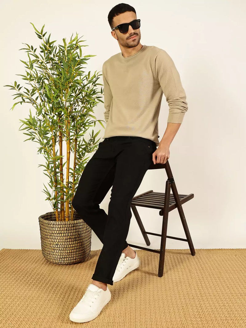 Thomas Scott Men Round Neck Cotton Sweatshirt