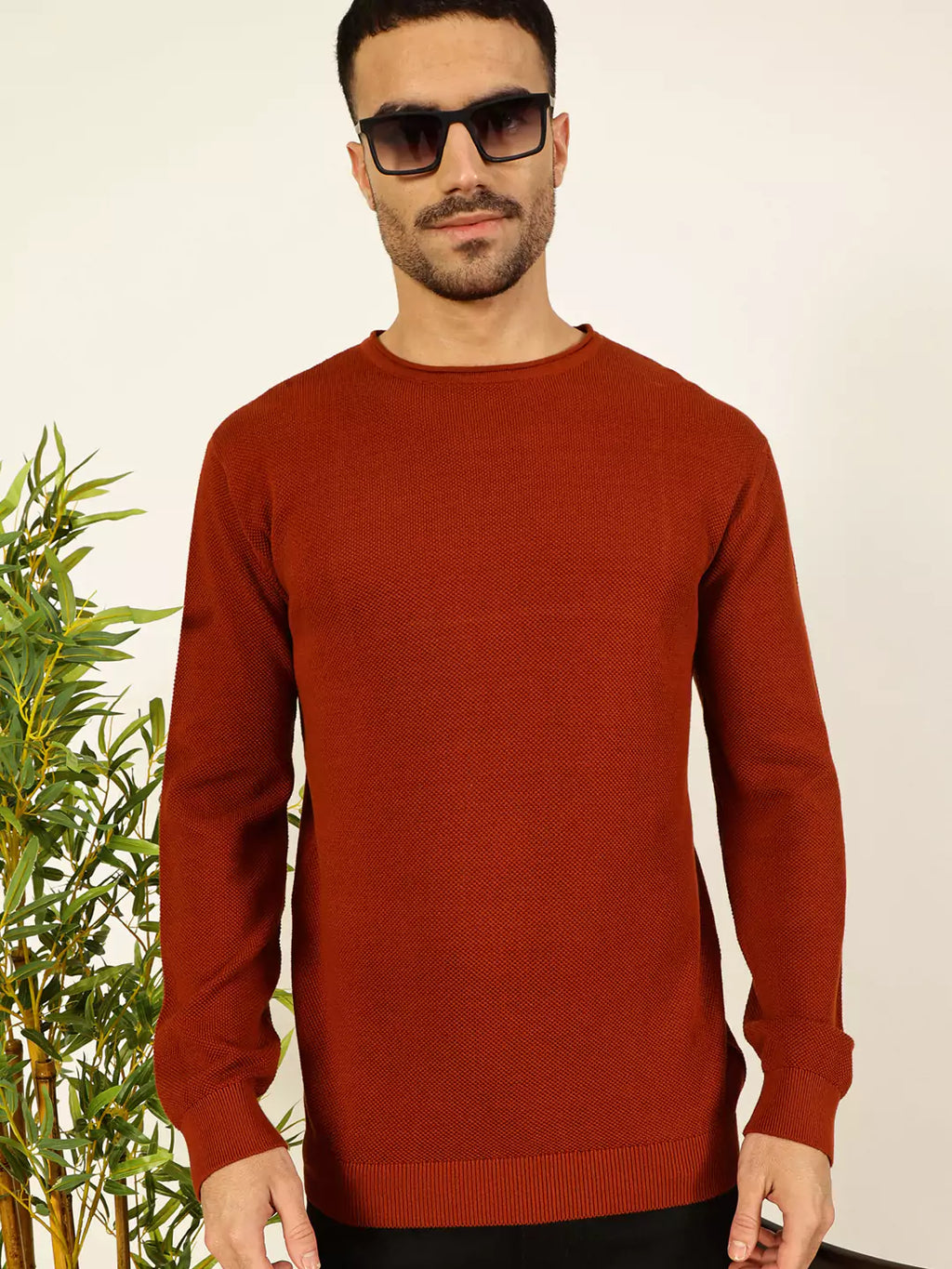 Thomas Scott Men Round Neck Cotton Sweatshirt