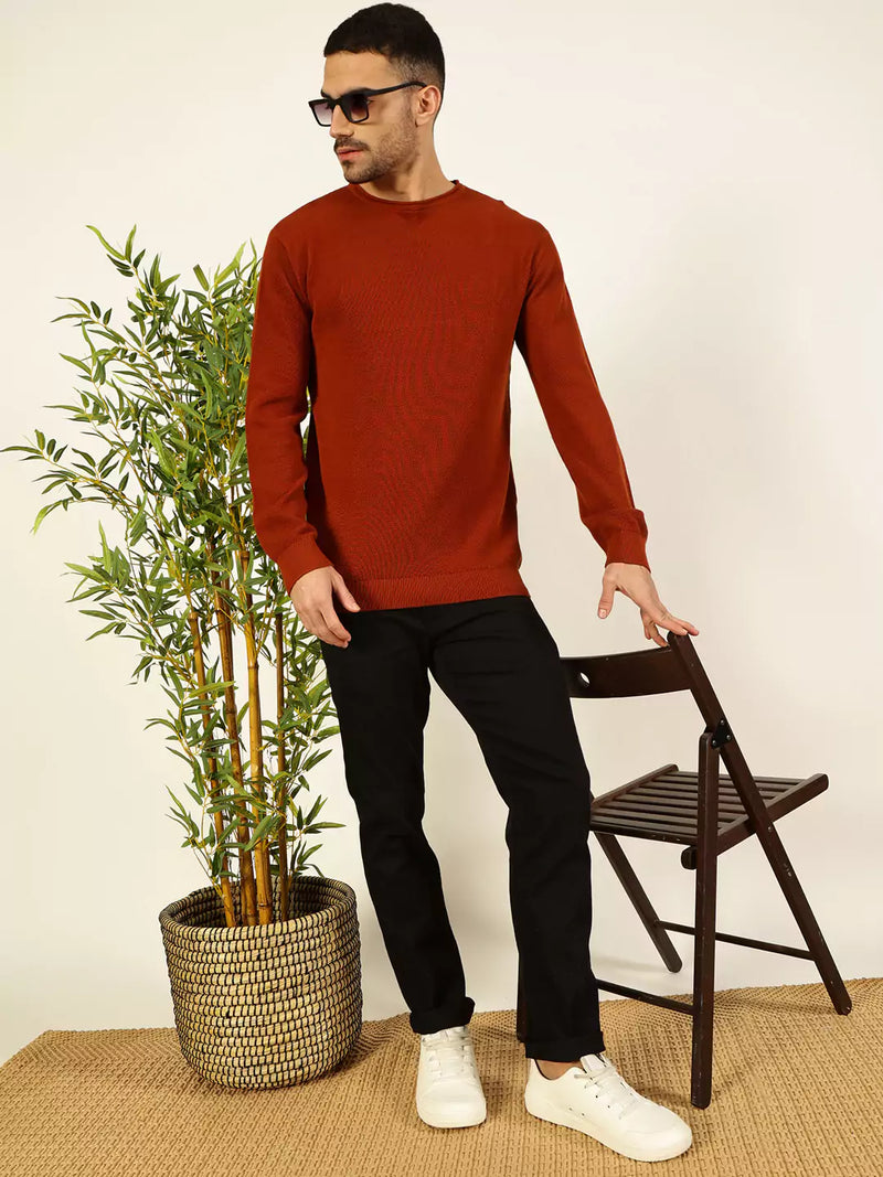 Thomas Scott Men Round Neck Cotton Sweatshirt