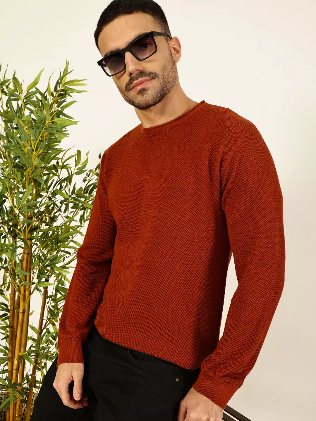 Thomas Scott Men Round Neck Cotton Sweatshirt