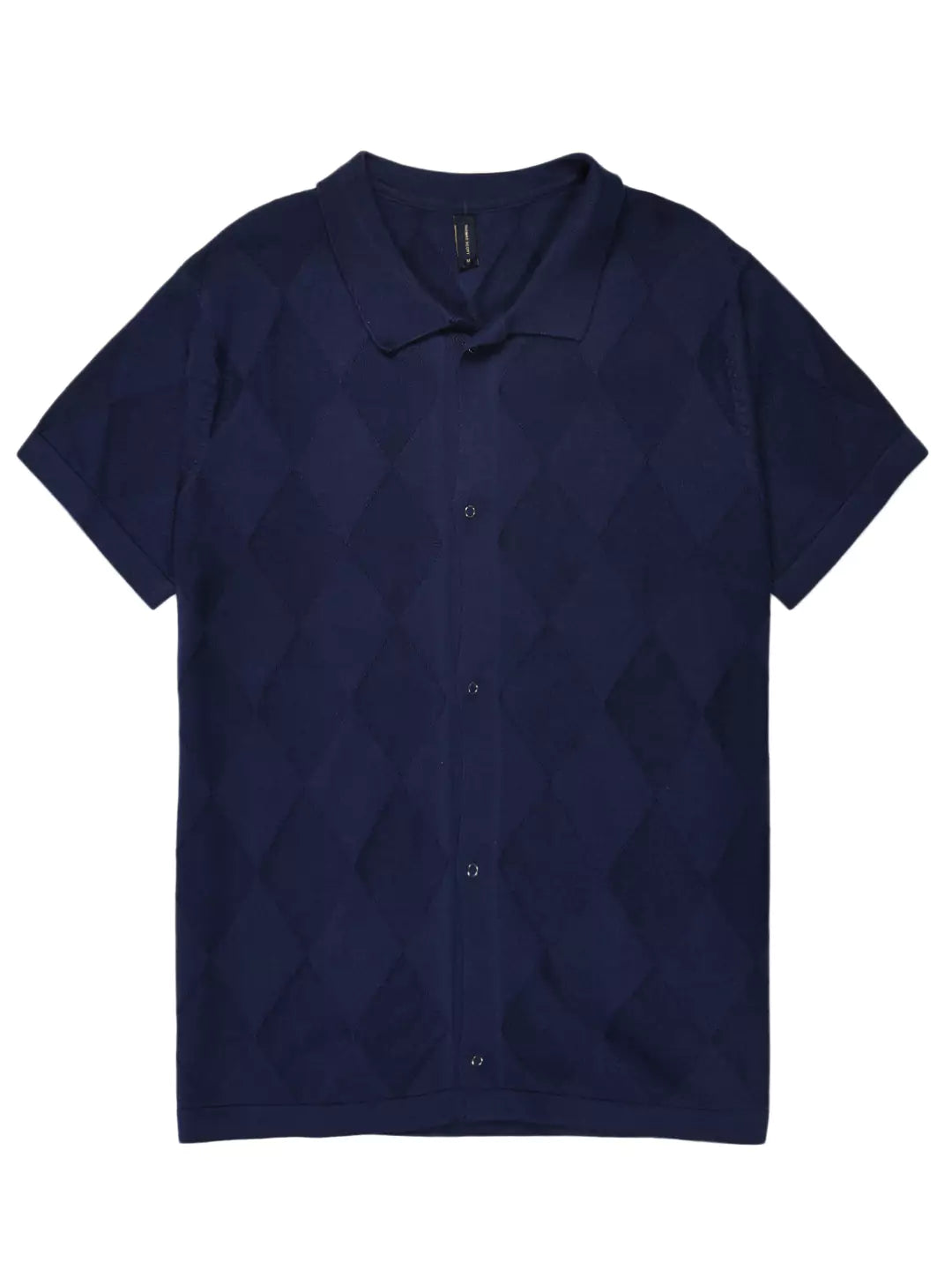 Thomas Scott Men Premium Spread Collar Textured Cotton Casual Shirt