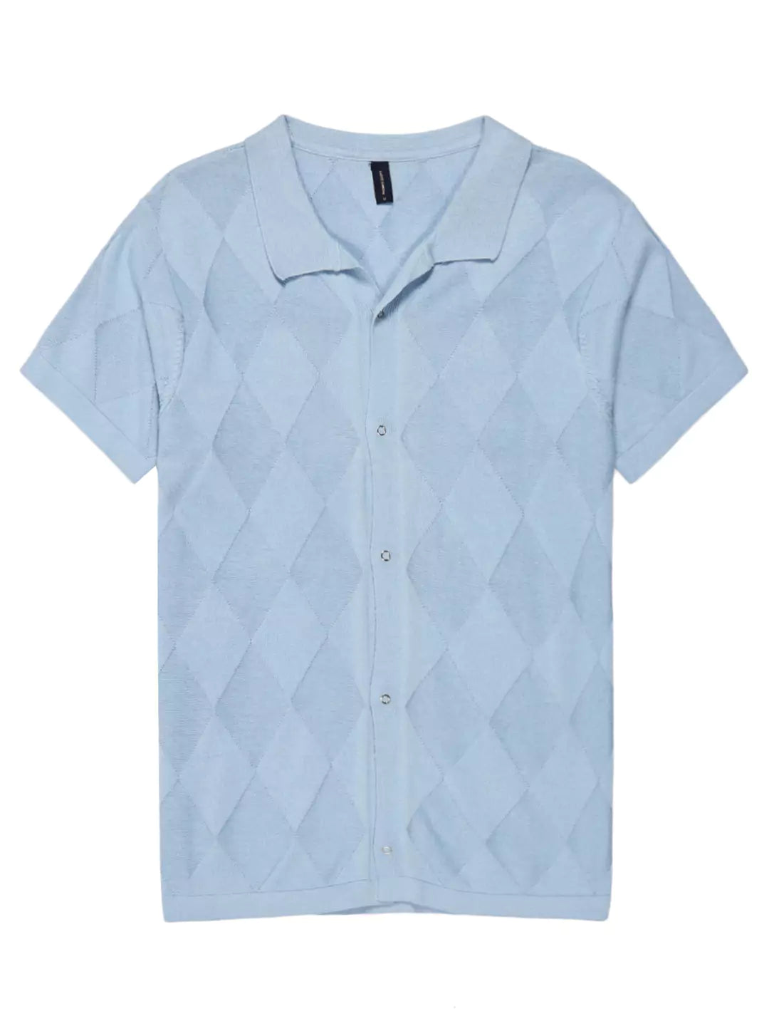 Thomas Scott Men Premium Spread Collar Solid Cotton Casual Shirt