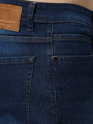 Thomas Scott Men Mid-Rise Classic Fit Light Fade Stretchable Jeans