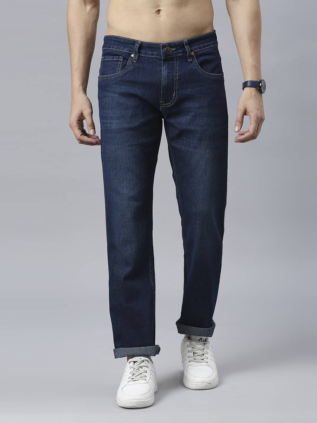 Thomas Scott Men Mid-Rise Classic Light Fade Stretchable Jeans