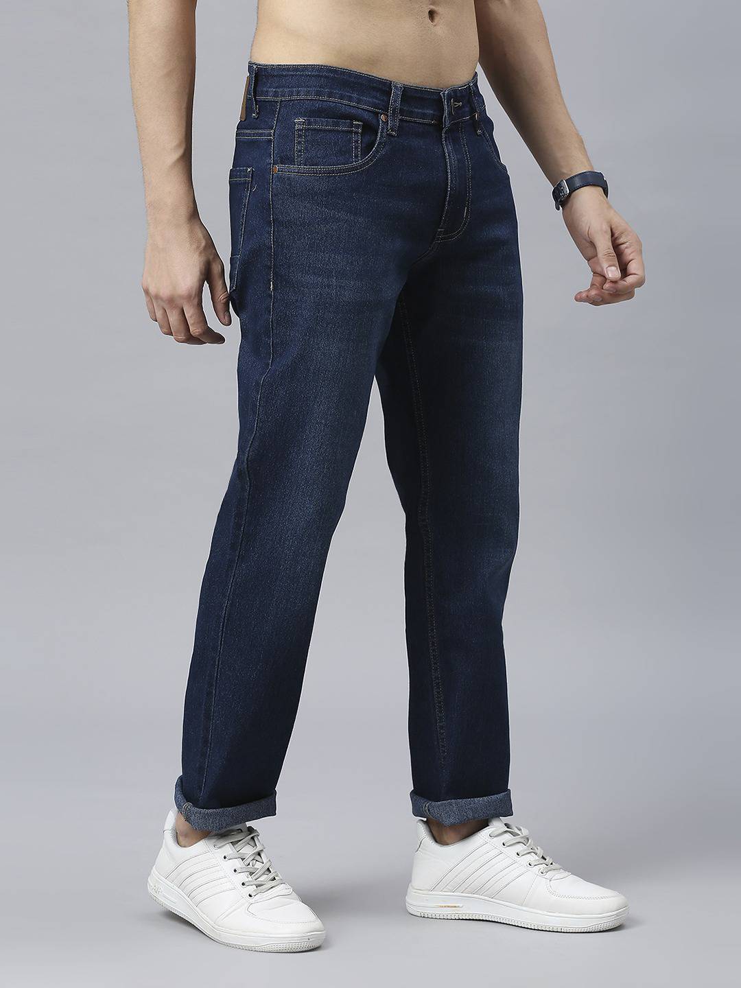 Thomas Scott Men Mid-Rise Classic Light Fade Stretchable Jeans