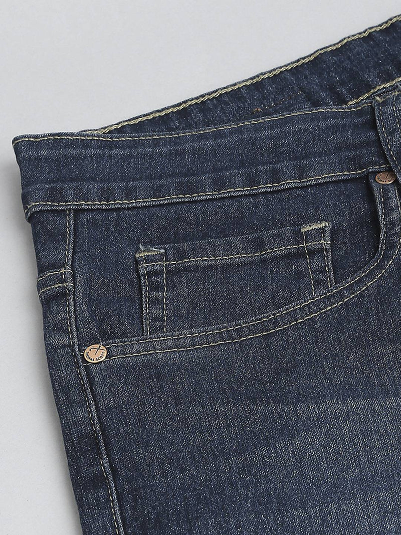 Thomas Scott Men Mid-Rise Classic Light Fade Stretchable Jeans