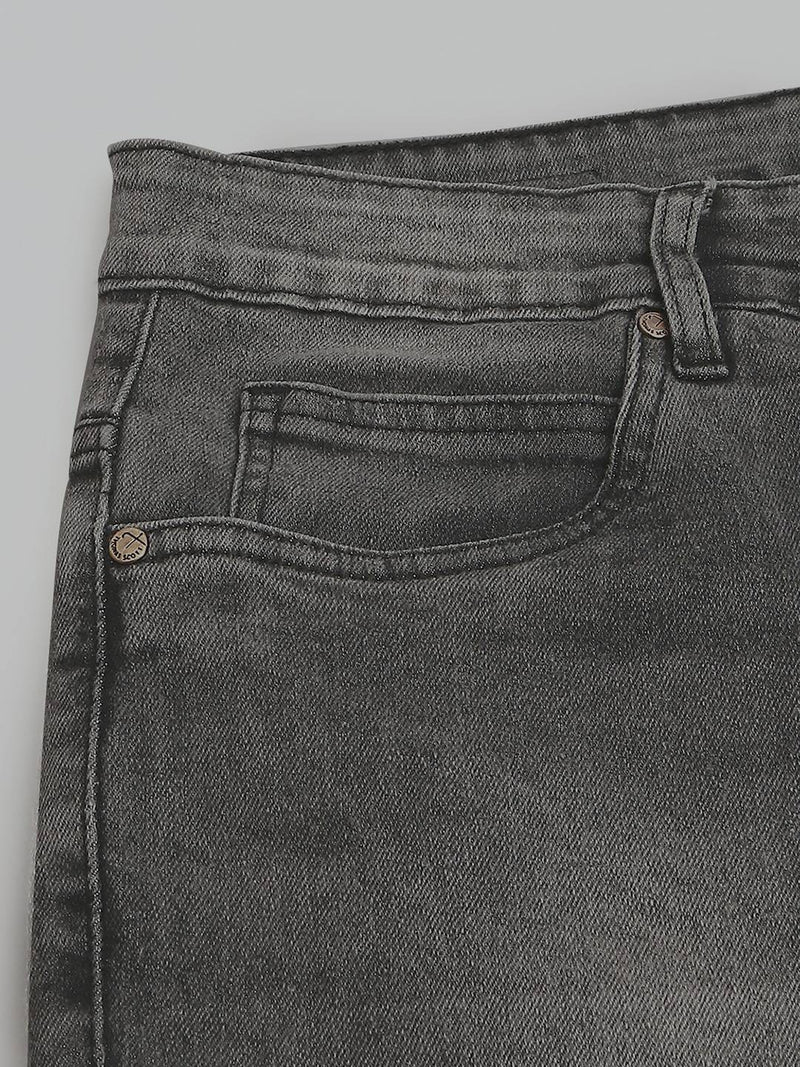 Thomas Scott Men Classic Fit Heavy Fade Whiskers Stretchable Jeans