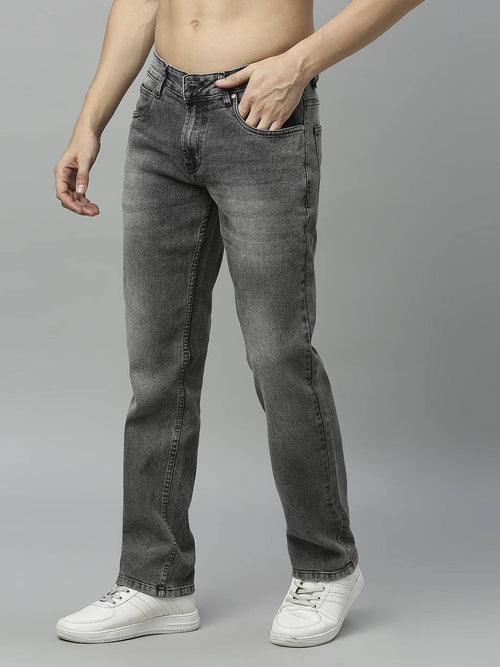 Thomas Scott Men Classic Fit Heavy Fade Whiskers Stretchable Jeans